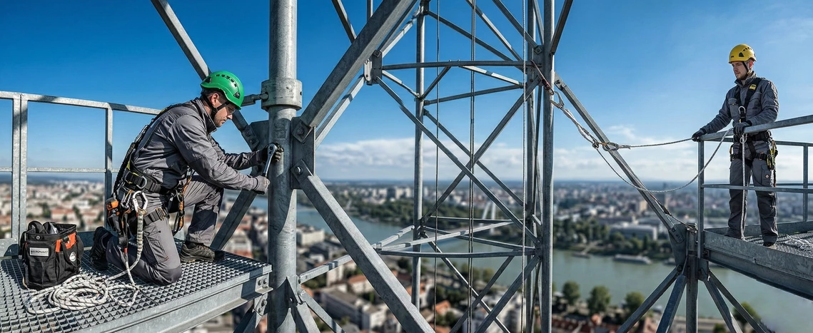 ochranný postroj pre prácu vo výškach